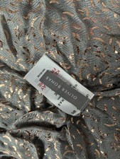 Oliver Bonas Grey & Rose Gold Scarf