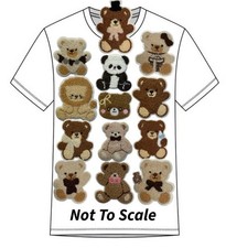 Iron-on/sew-on  Teddy Bear