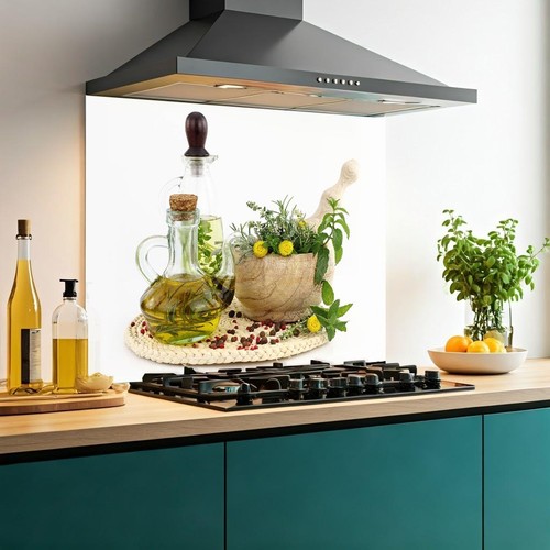Printed glass kitchen - printed,