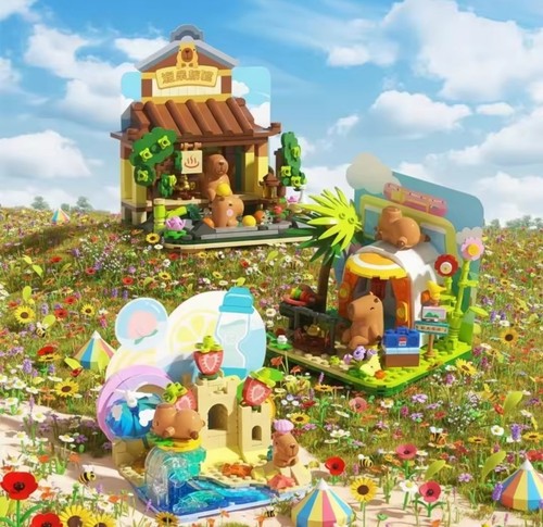 Capybara lego triple set - capybara,