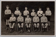 FOREST ROW Sussex Ashdown House School Football Team 1955 RP Postcard by Connold