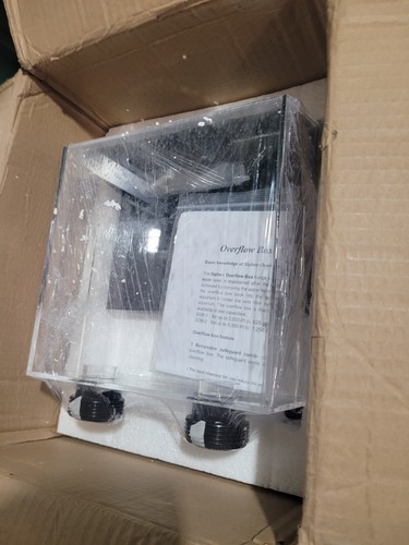 Aquarium siphon overflow box - overflow,