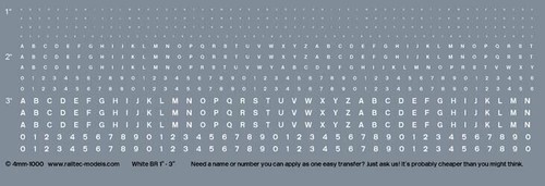 Numeric alphabet waterslide - numeric,