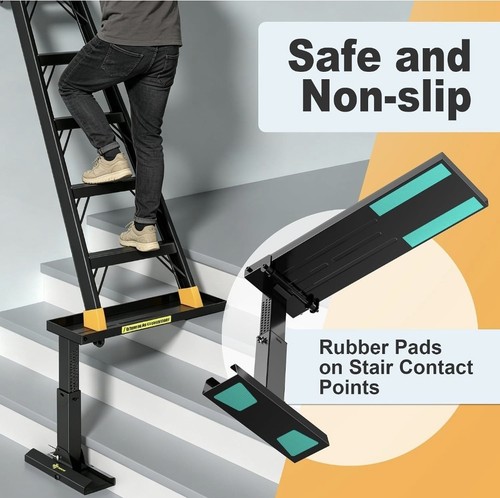 Foldable ladder levelers - foldable,