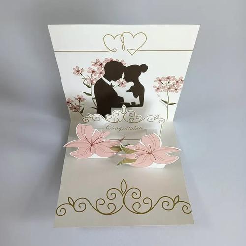 Wedding card pop - , up