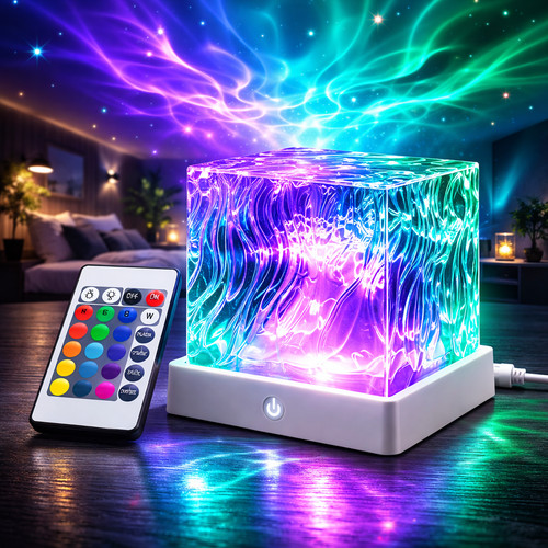 Northern lights lamp - northern, colour