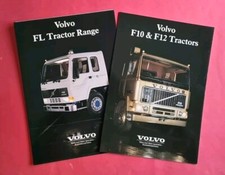 Volvo FL Tractors Range, F10 & F12 tractors, 2 Original Brochures 1986, UK