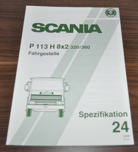 1989 scania p113 - h, 8x2