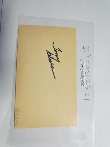 Tony glover signed postcard - tony,