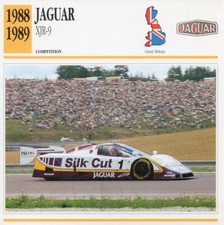 1988-1989 JAGUAR XJR-9 Racing Classic Car Photo/Info Maxi Card