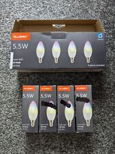 ALUSSO WiFi Smart C37 E14 LED Bulbs, Small Edison Screw Candle Light bulb, 5.5W
