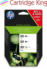 HP 301 3-pack Black