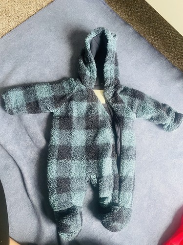 Boys blue check pram - pram, suit