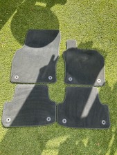 GENUINE AUDI A3 8Y BLACK VELOUR FLOOR CARPET MATS 4 SET 8Y1 / 8Y2 2018-2025