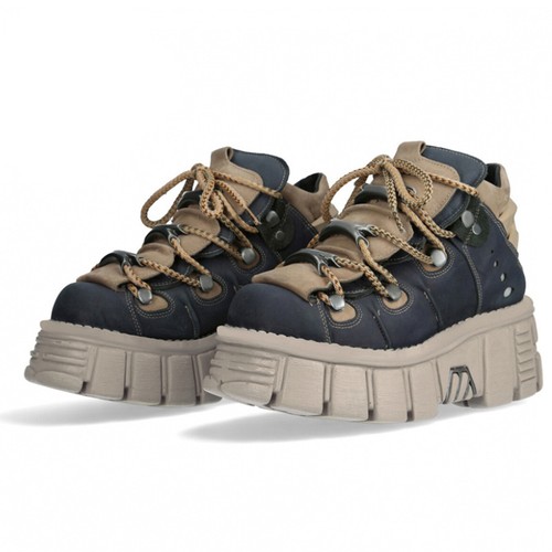 Dark blue retro chunky short - dark,