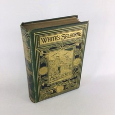 Antique Natural History & Antiquities of Selborne Gilbert White 1875 HB Bk EBJH