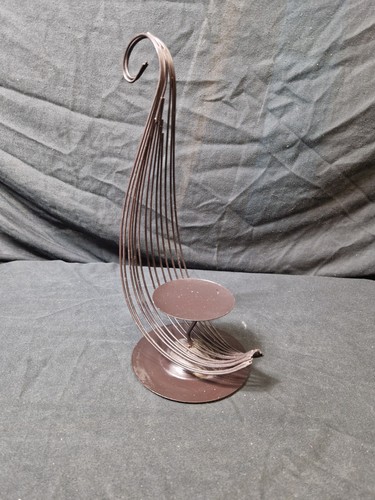 Decorative metal pillar candle - decorative,