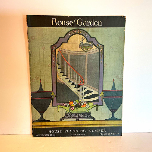 Antique house garden - &,