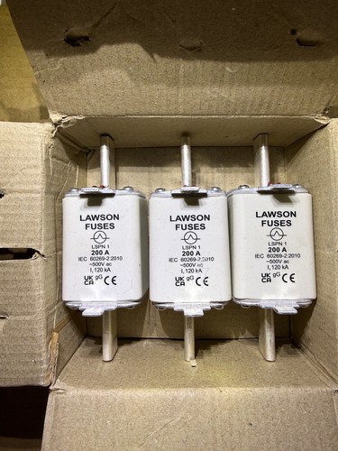 Fuses lawson 200a nh1 - 200a, (set
