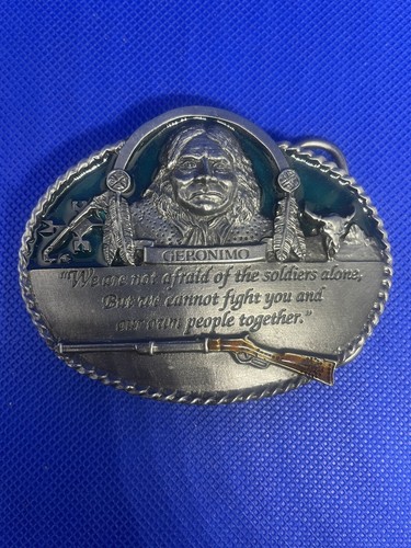 Belt buckle geronimo apache - geronimo,