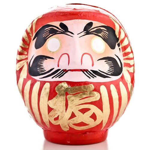 Red japanese daruma doll - daruma, lucky