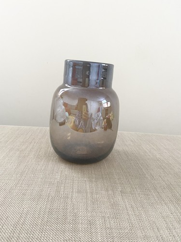 Next amber lustre glass - next, flower