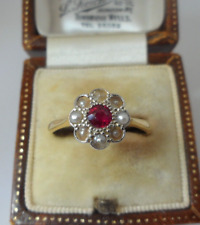 ANTIQUE 18CT GOLD PLATINUM