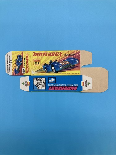 Matchbox blue shark box - matchbox,