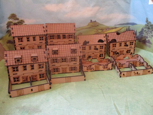 15mm houses and ruined - 15mm, 4