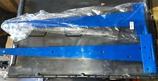 TWO Blue Tee Hinges large Outdoor Stable Door Gate Shed Metal T Hinge 24” pair