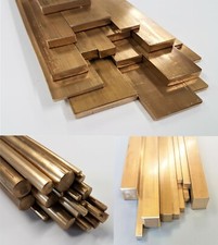 Brass Bar Rod Solid Section