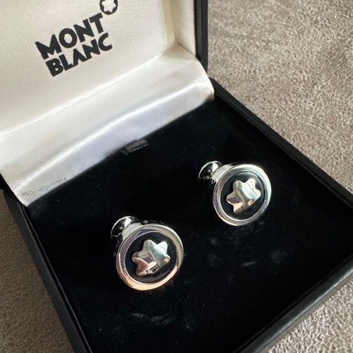Montblanc cufflinks white - montblanc,