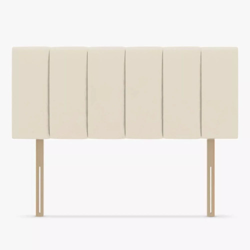 Cream lined headboard plush - in,