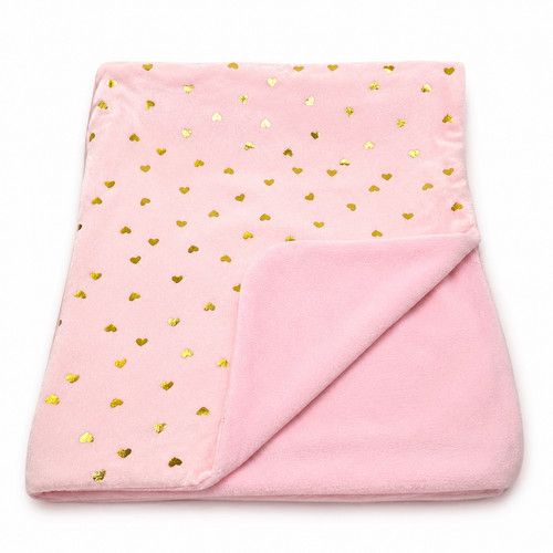 Soft touch baby blanket rose - soft,
