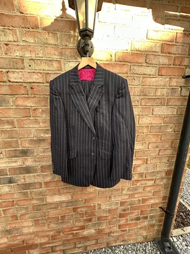 Crombie men suit pinstripe - men's,