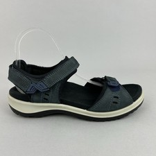 Hotter Walk II Adjustable Walking Summer Holiday Casual Blue Sandals 39 UK6 STD
