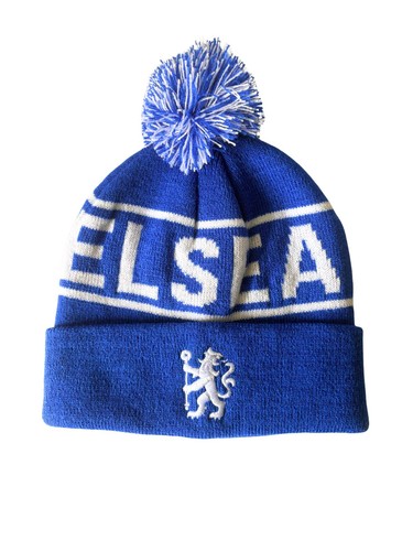 Chelsea bobble hat blue - fc,