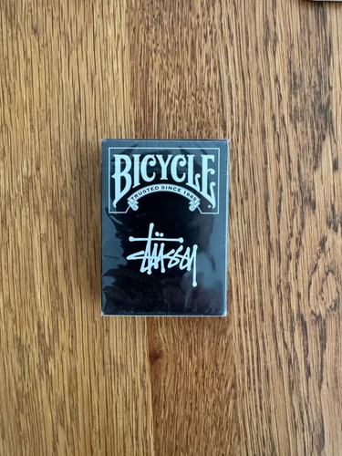 Stussy bicycle playing - playing, cards