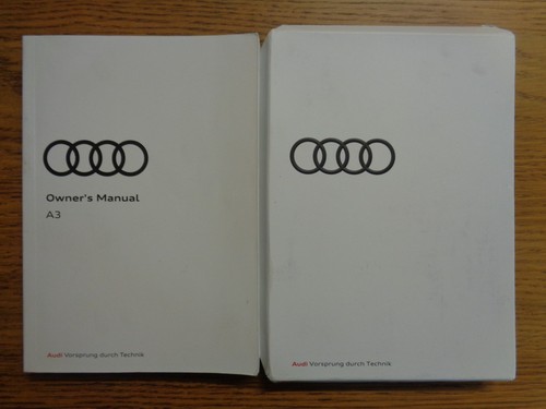 Audi owners handbook - audi,