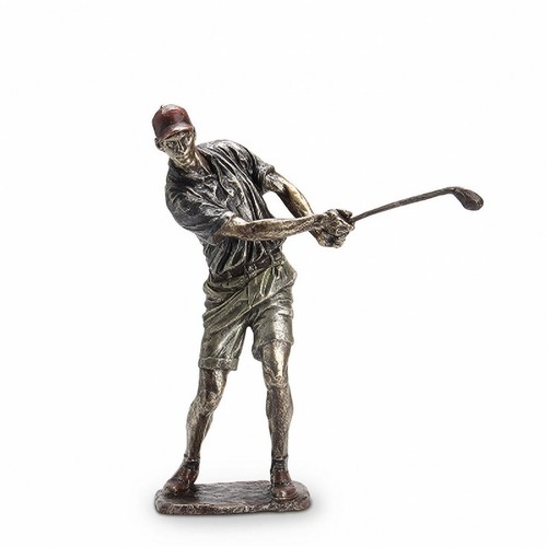 Golfer sculpture desktop golf - desktop,