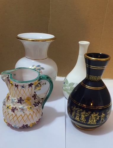 Vintage ceramic porcelain vase - ceramic,
