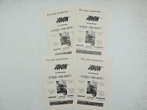 1950s avon fairing brochure - avon,