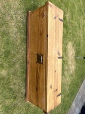 Vintage Wooden Chest Blanket