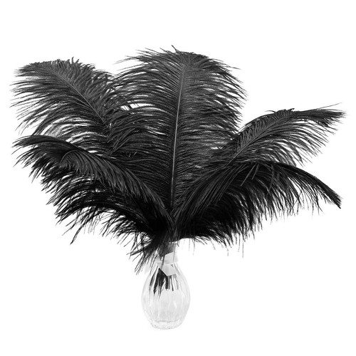 Ballinger black large - black, ostrich