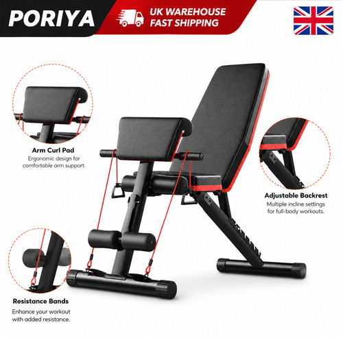 Poriya adjustable weight bench - poriya,