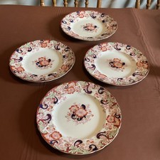 Vintage rare Ormonde Alfred Meakin royal semi porcelain 1 x 10"  3 x 9”  plates