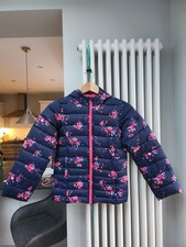 Joules Girls Navy Padded Coat