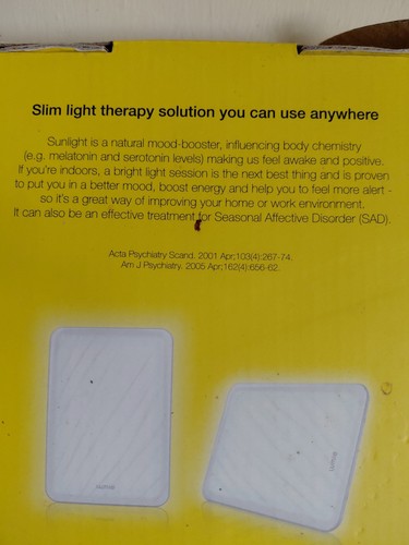 Sad light therapy lamp - therapy, with