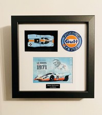 Steve McQueen Porsche 917 Le Mans motorsport memorabilia framed art picture