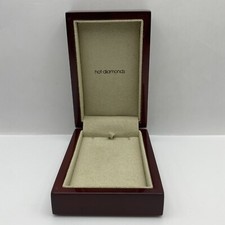 Hot Diamonds Jewellery Box Red With Beige Interior Approximately 70mm X 110mm